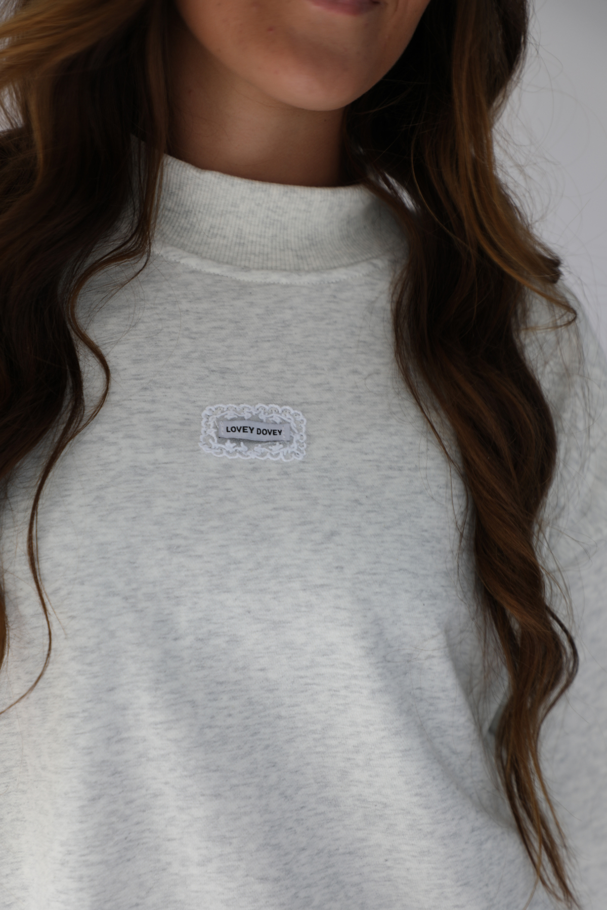 Mock Neck Set: Ash