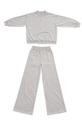 Mock Neck Set: Ash