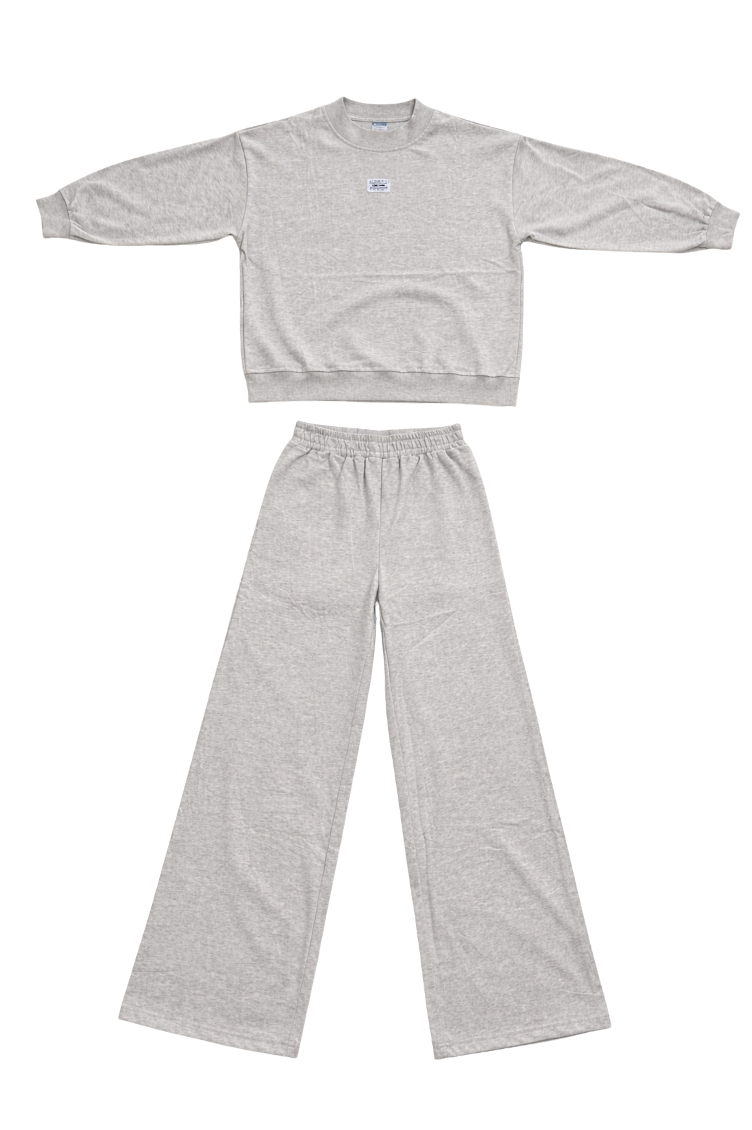 Mock Neck Set: Ash