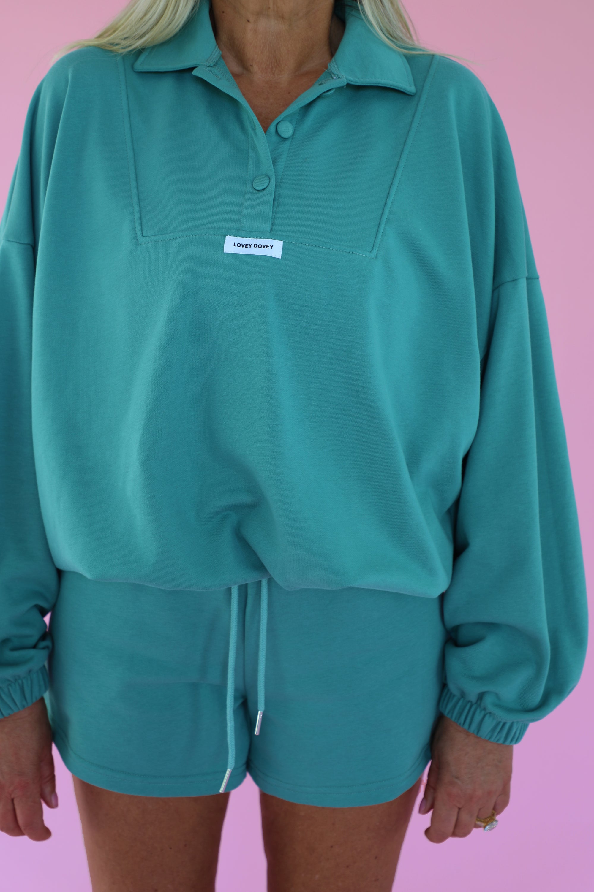 Henley Set: Emerald