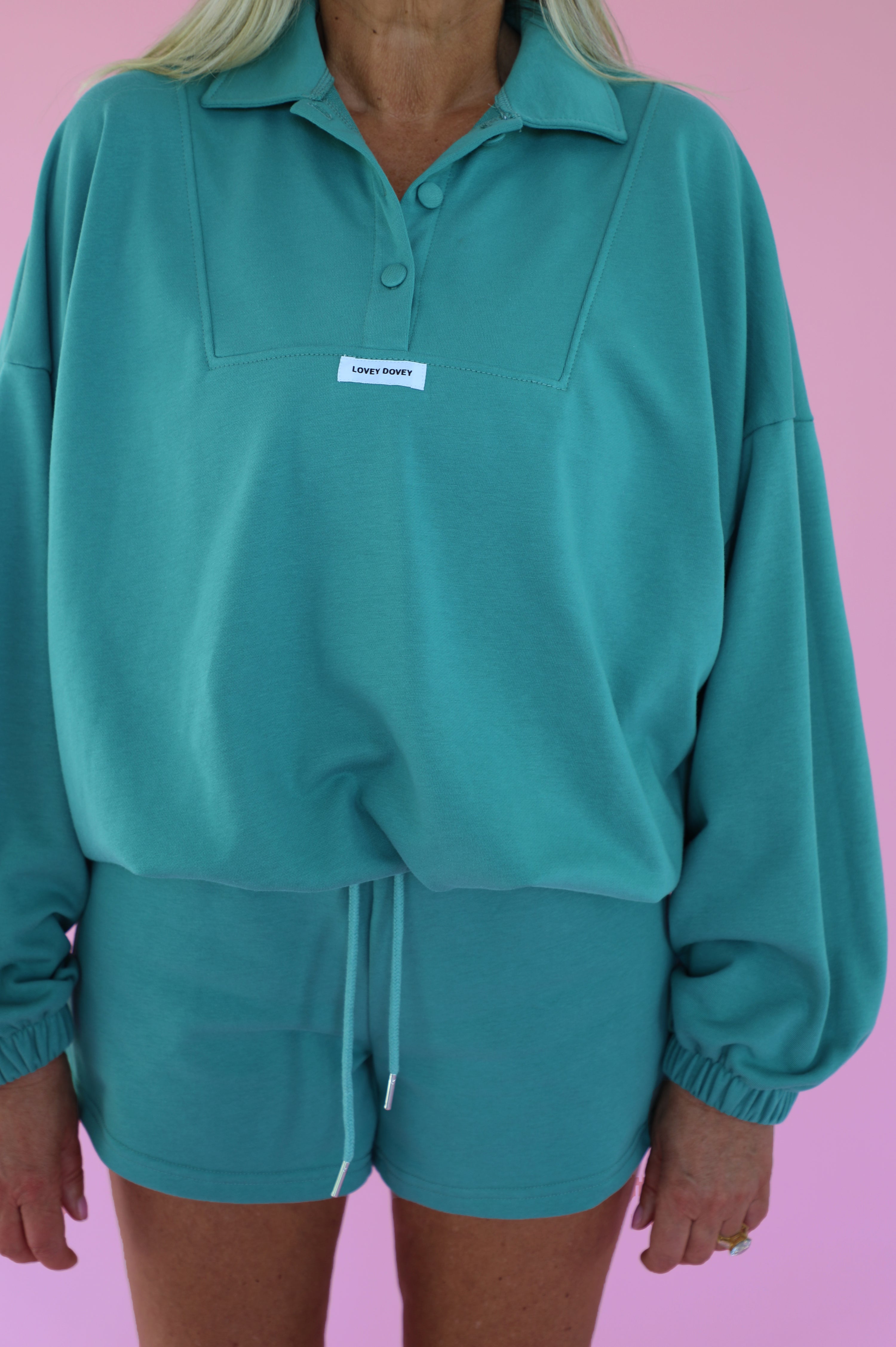 Henley Set: Emerald