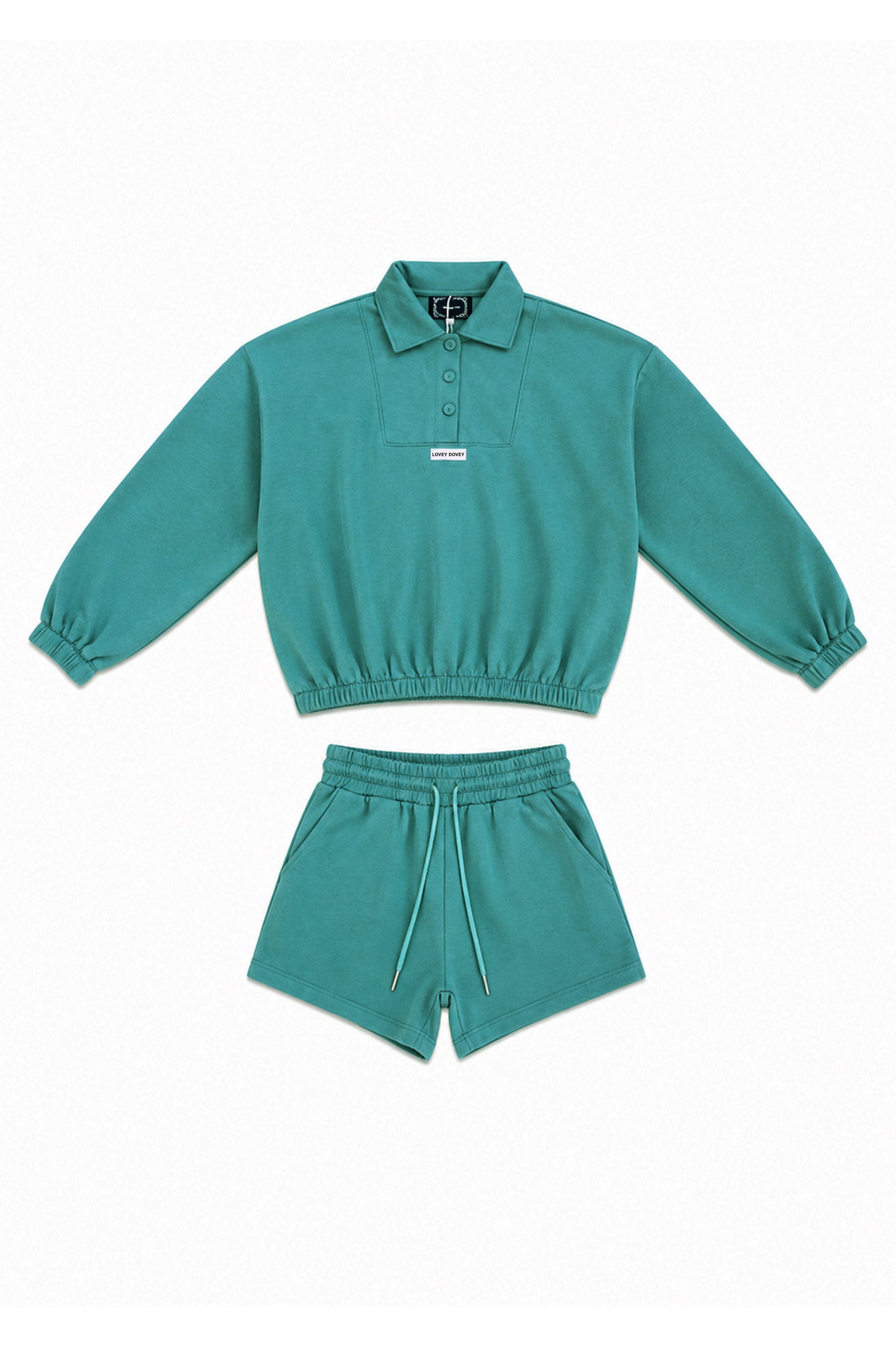 Henley Set: Emerald