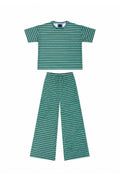 Lovey Set: Green Stripe