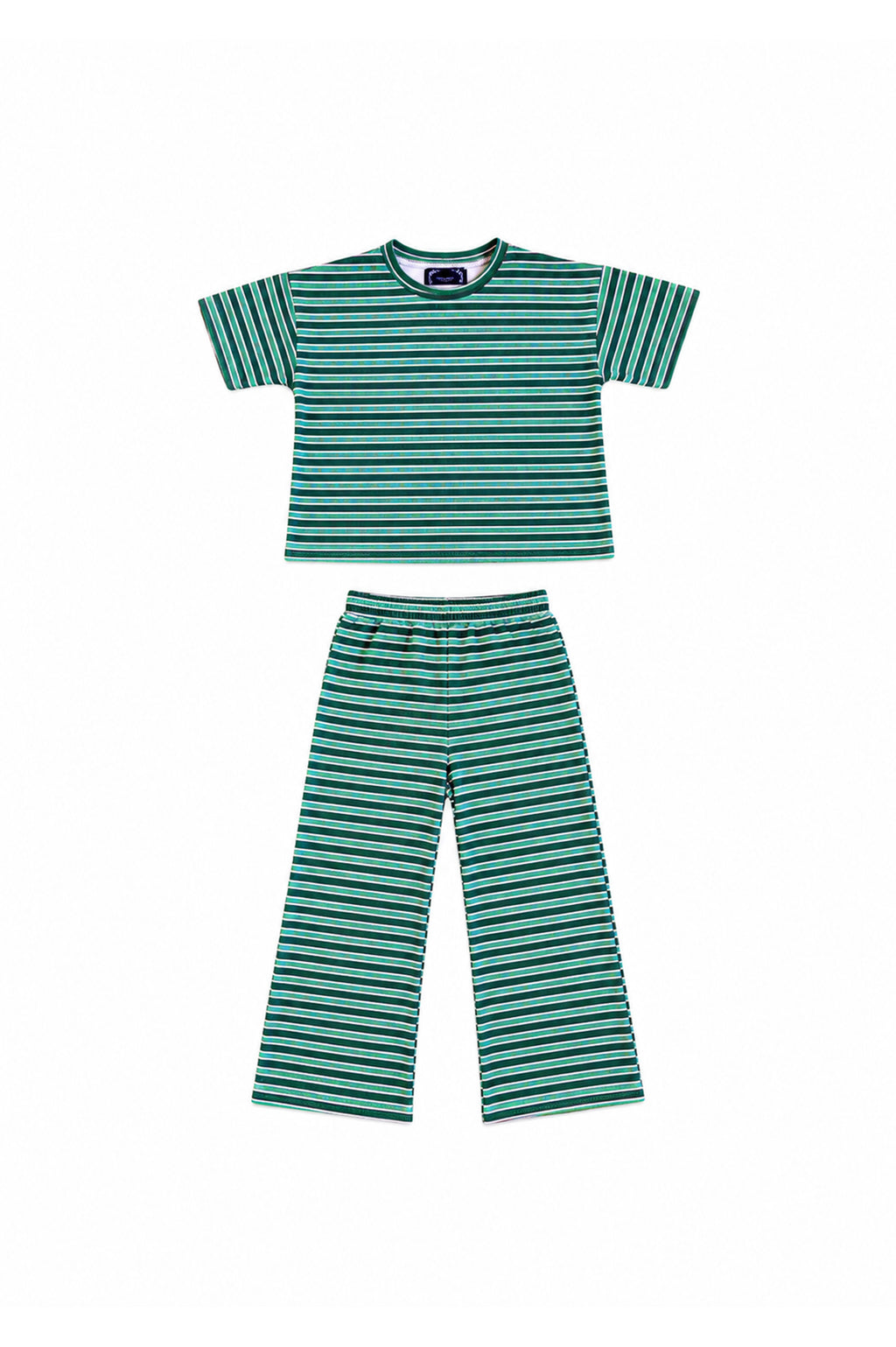 Little Lovey Set: Green Stripe